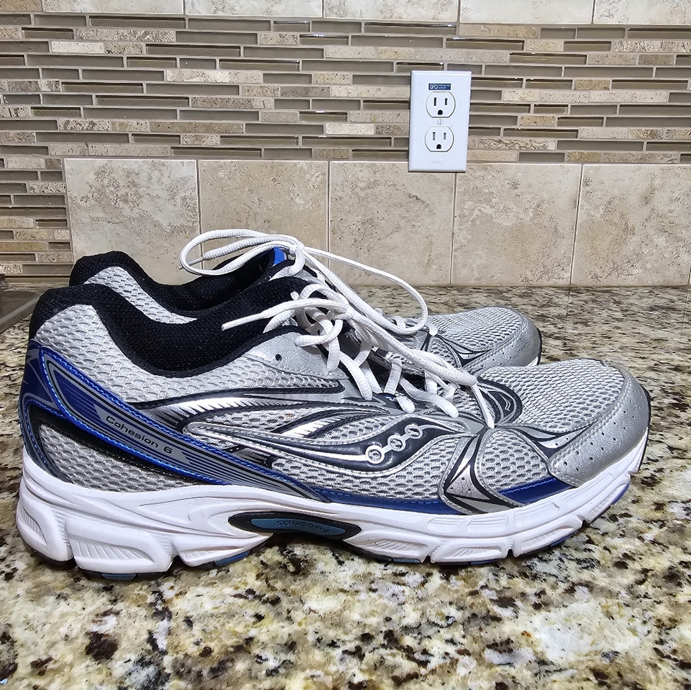 Used Saucony Cohesion 6 Mens Running Trainer Size 13